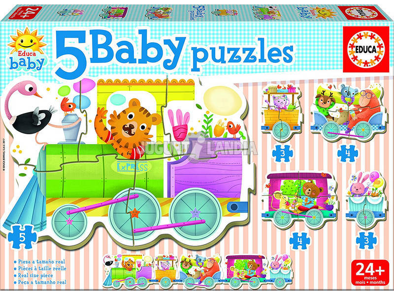 Baby Puzzle Tierzug