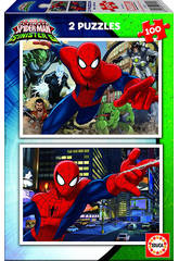 Puzzle junior 2X100 Spiderman