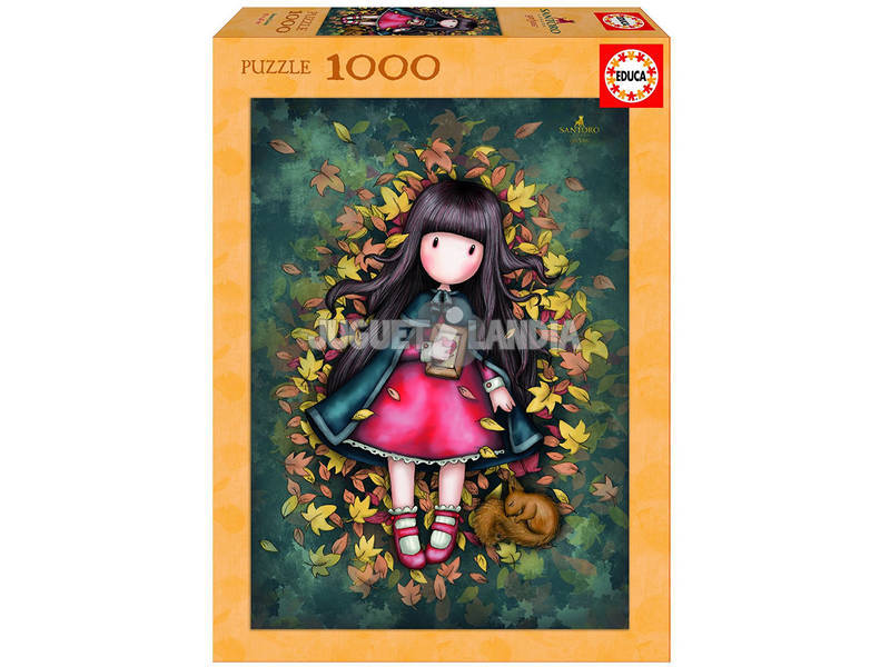 Puzzle 1000 Herbstblätter Gorjuss Educa 17114