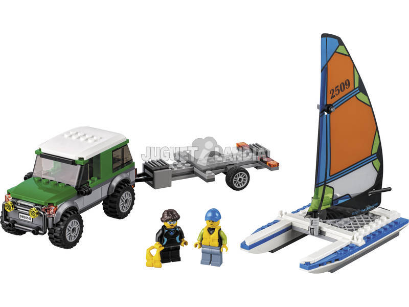Lego City Pick Up 4x4 con Catamarano