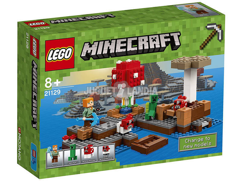 Lego Minecraft Isla Champiñón 21129