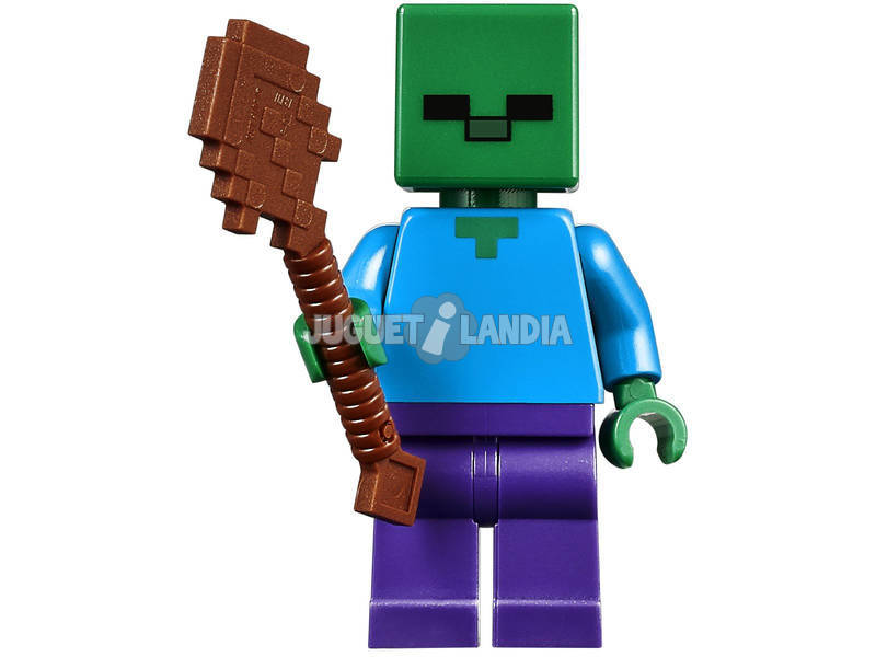 lego minecraft base de la cascada