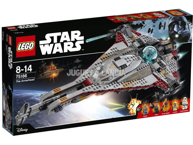 Cambios de Tina acelerador Lego Star Wars Nave The Arrowhead - Juguetilandia