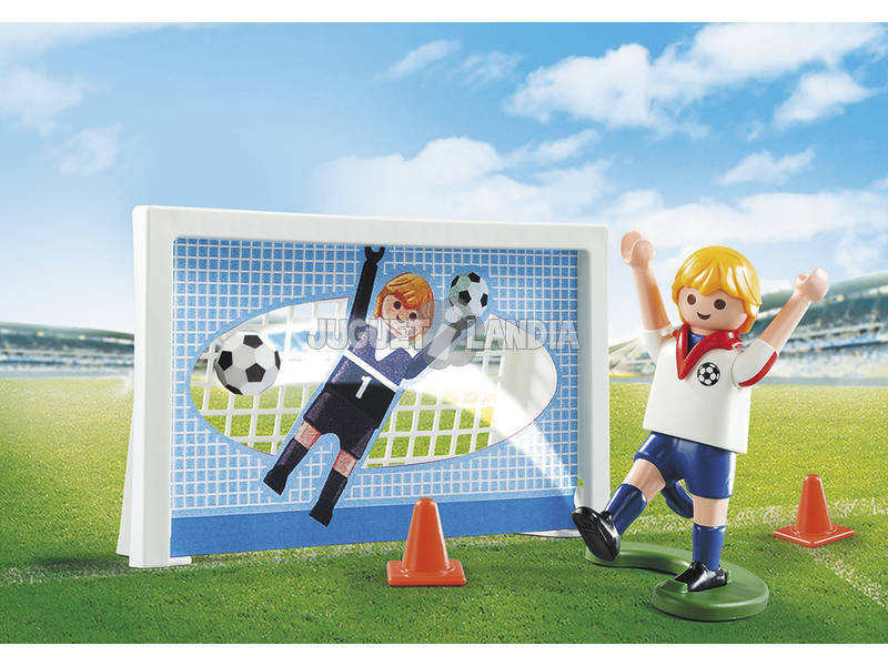 maletin futbol playmobil juguetilandia