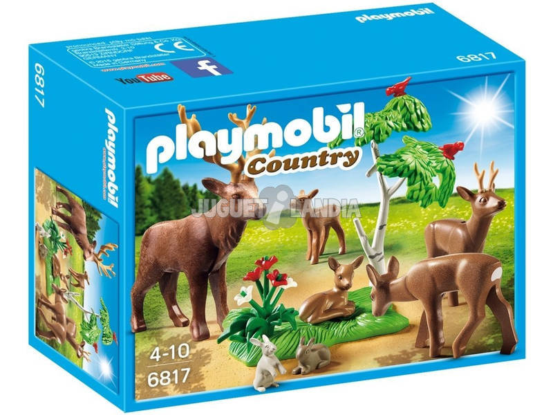 Playmobil Familia de Ciervos 6817