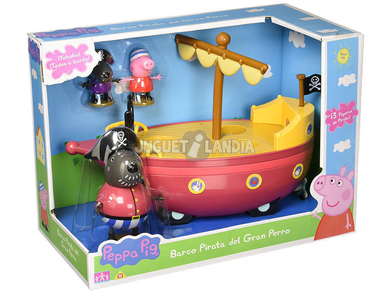 Peppa Pig Piratenschiff vom Grossvater Dog