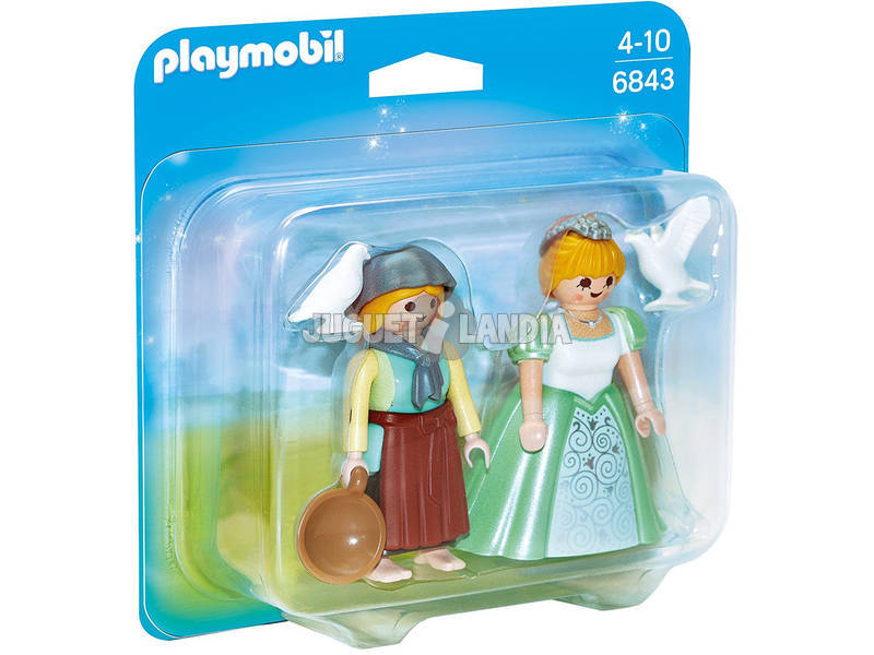  Playmobil Duopack Princessa e Contadino 6843