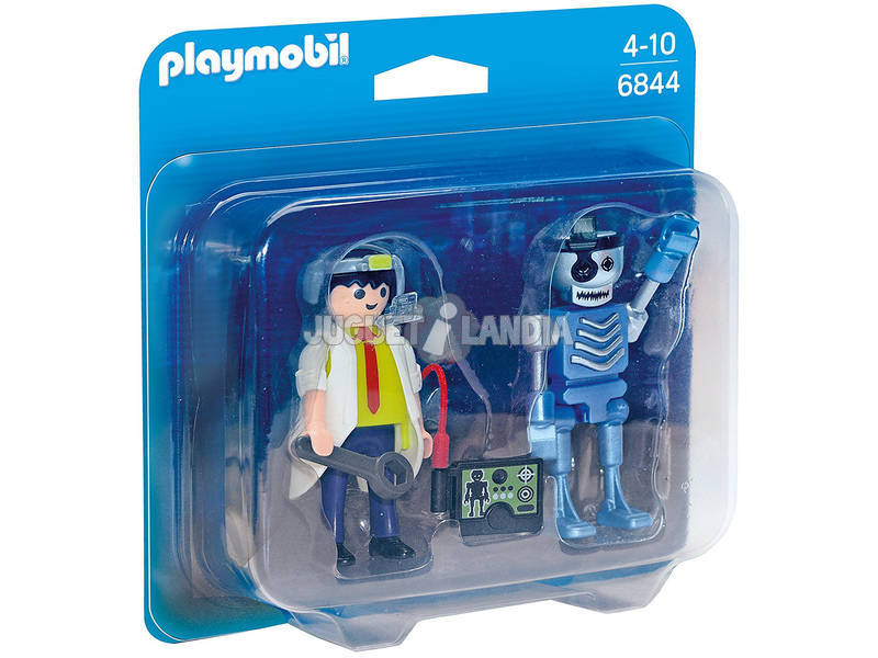 Playmobil Duopack Scienziato e Robot 6844