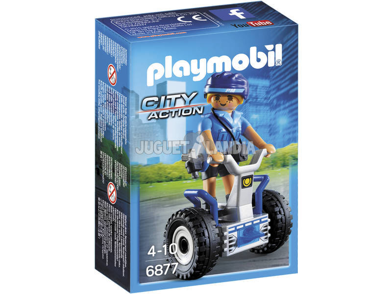 Playmobil Polícia Com Balance Racer 6877