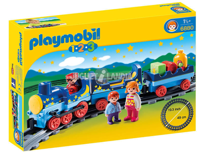 Playmobil 1,2,3 Comboio com Trilhos 6880