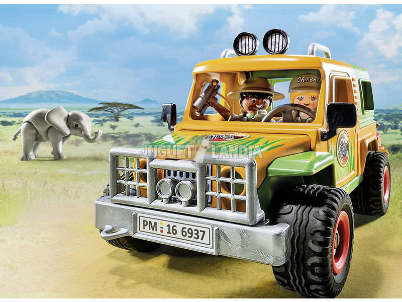 Playmobil Jeep con Rimorchio con Elefante 6937 Juguetilandia