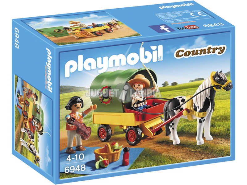 Playmobil Picnic con Pony e Carrozza 6948