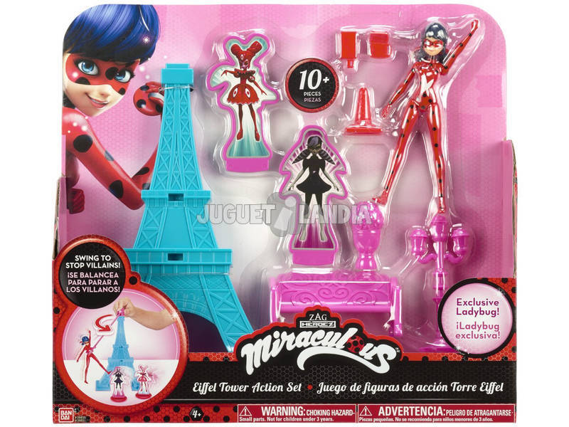 LadyBug Action Set Torre Eiffel