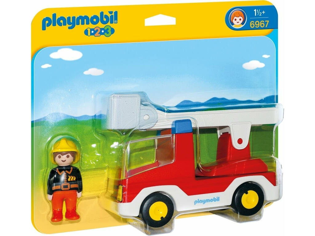 Playmobil 1,2,3 Camión de Bombero 6967