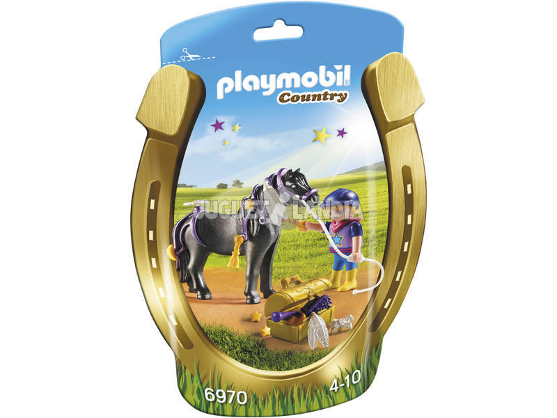 Playmobil Reiter mit Pony Stern 6970