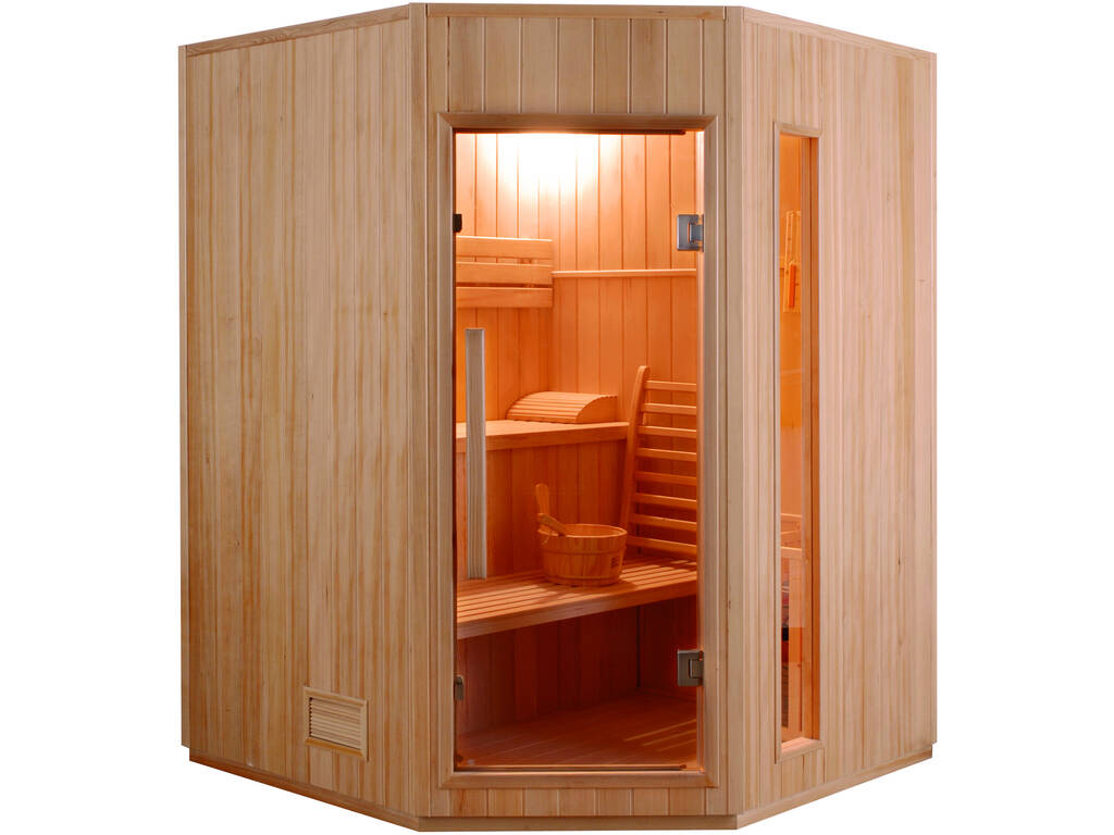 Saune Traditionnel ZEN -4.5 kW - 3 Places Angulaire