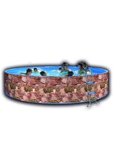 imagen Piscina Rocalla 350x90 Cm. Toi 8610 