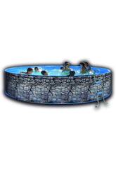 Piscina Piedra Grís 450x90 Cm. Toi 8140 
