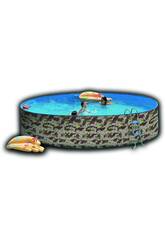 imagen Piscina Camuflaje 350x90 Cm. Toi 8678 