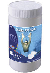 imagen Cloro Disolución Lenta 90% Tabletas 200gr Bote 1Kg