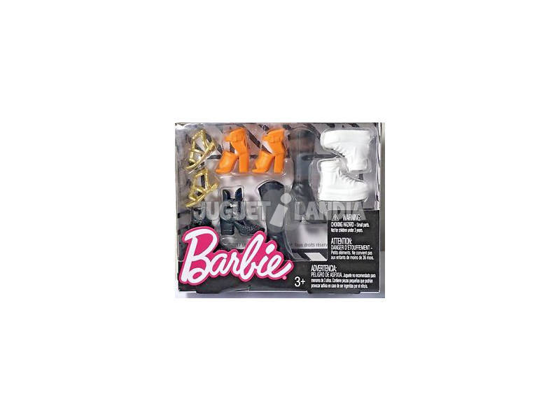 Barbie Pack de Zapatos Mattel FCR91