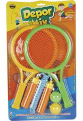 Raqueta 32xx18 cm. 2 en 1