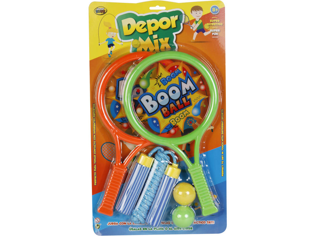 Raquettes 32 x 18 cm Boom Ball 2 en 1