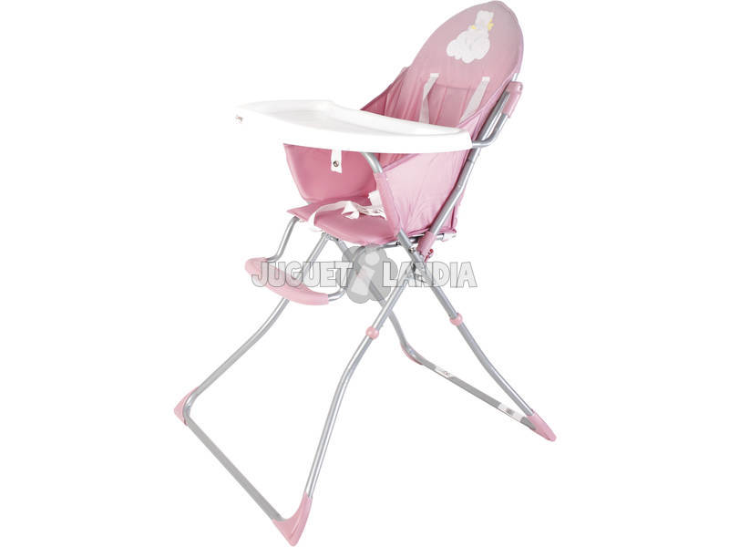 Chaise Haute Cuore Baby Ours Rose