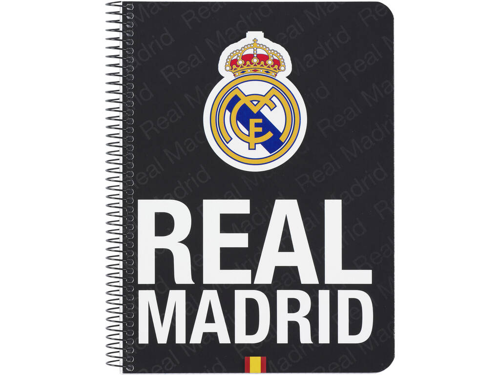 Quaderno Copertina Rigida 80 fogli Ufficiale Real Madrid