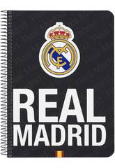 Libreta Tapas Duras 80 h. Real Madrid Oficial