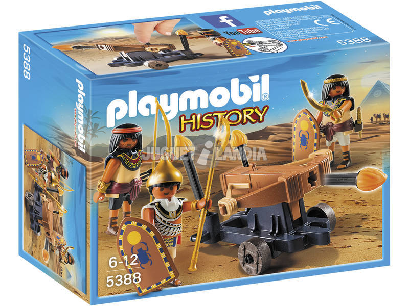 Playmobil Soldats du Pharaon avec Baliste 5388