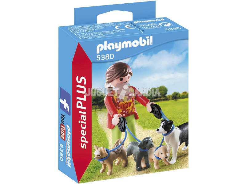 Playmobil Mulher Com Cães