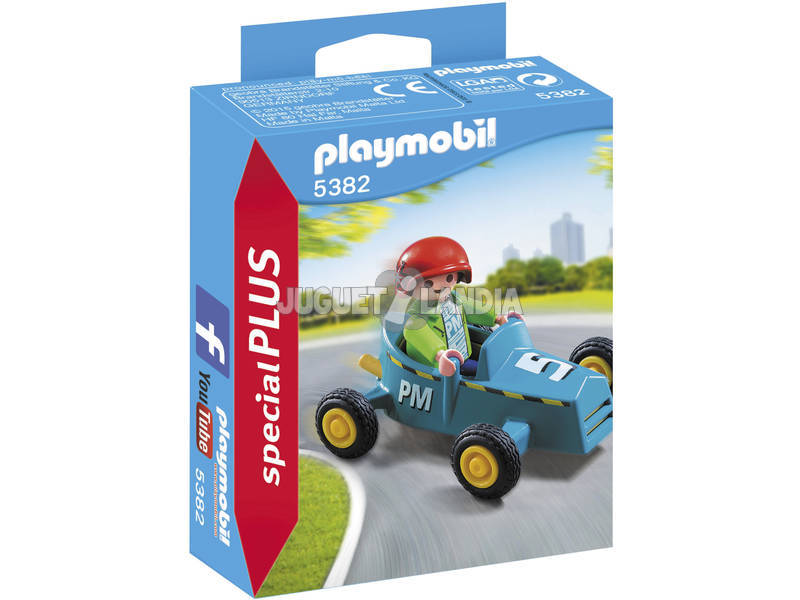 Playmobil Kind mit Kart 5382