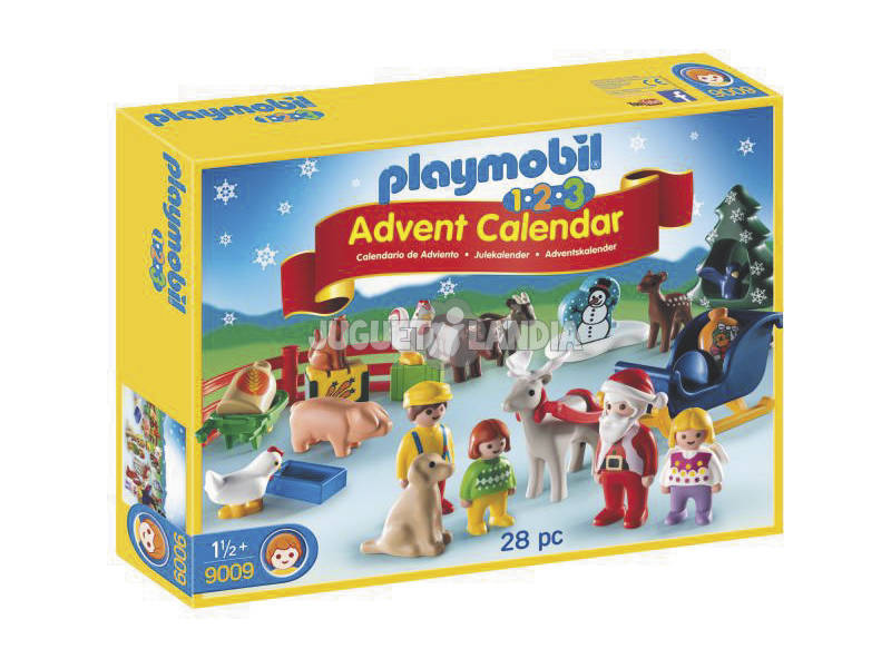 Playmobil Calendrier de l'Avent 1.2.3 Noël à la ferme 9009