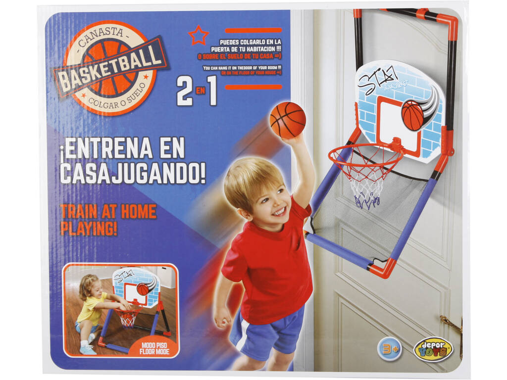 Canasta Basket 2 En 1 Con Pelota 13,5 cm.