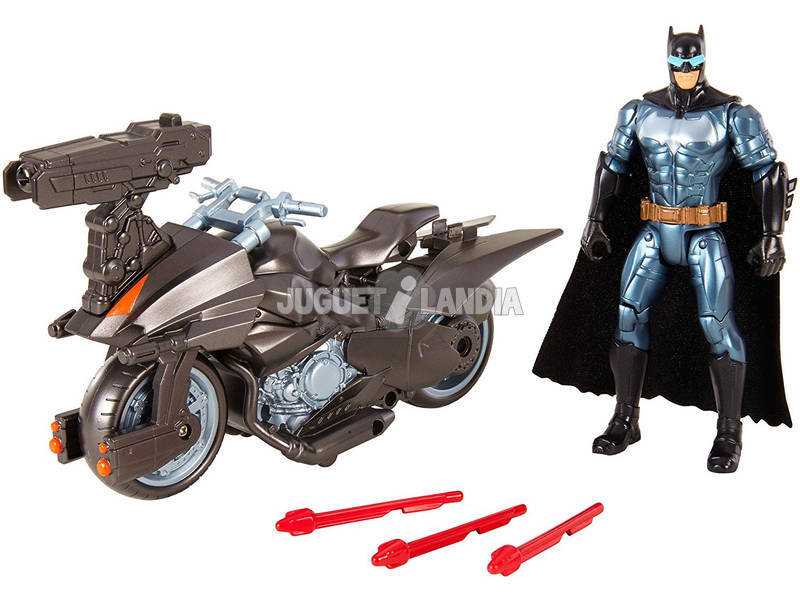 Moto Batman Con Figura 15 cm Mattel FGG53