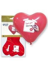 Globos Hinchables Corazón Nombre Globolandia 5709