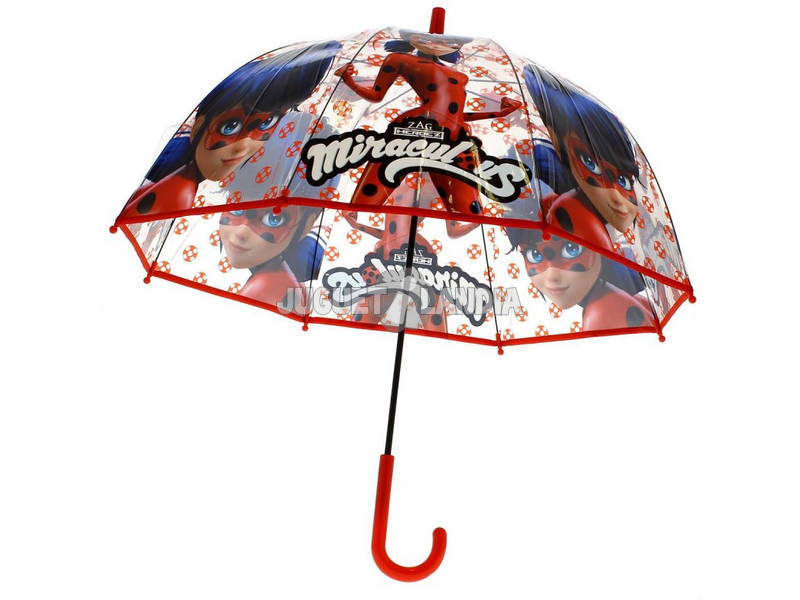 Prodigieuse Parapluie Manuel Transparent Dôme 70 cm. Kids Euroswan LB17042