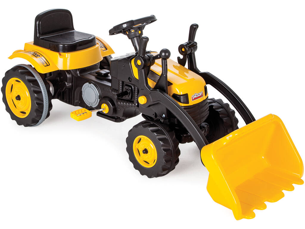 Traktor Bagger mit Pedalen 51x125x51 cm.