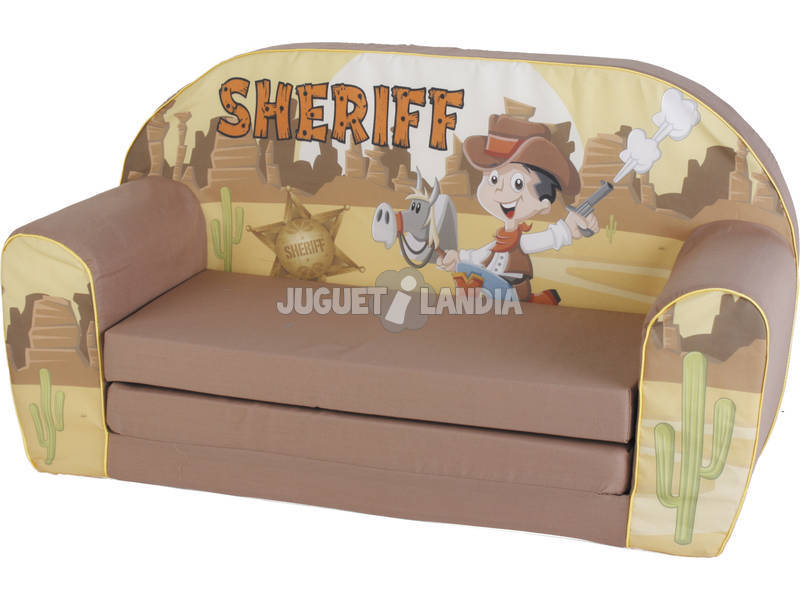 Sofa Sheriff Marron - Juguetilandia