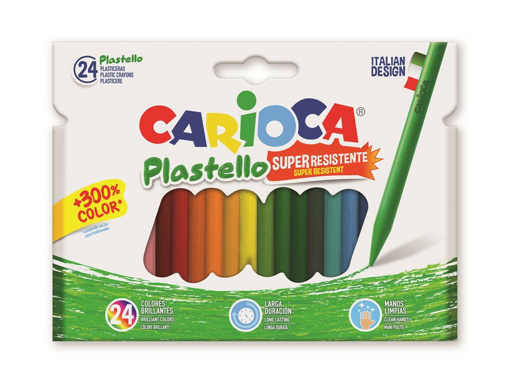 Crayons de Cire 24 unités Carioca 42880