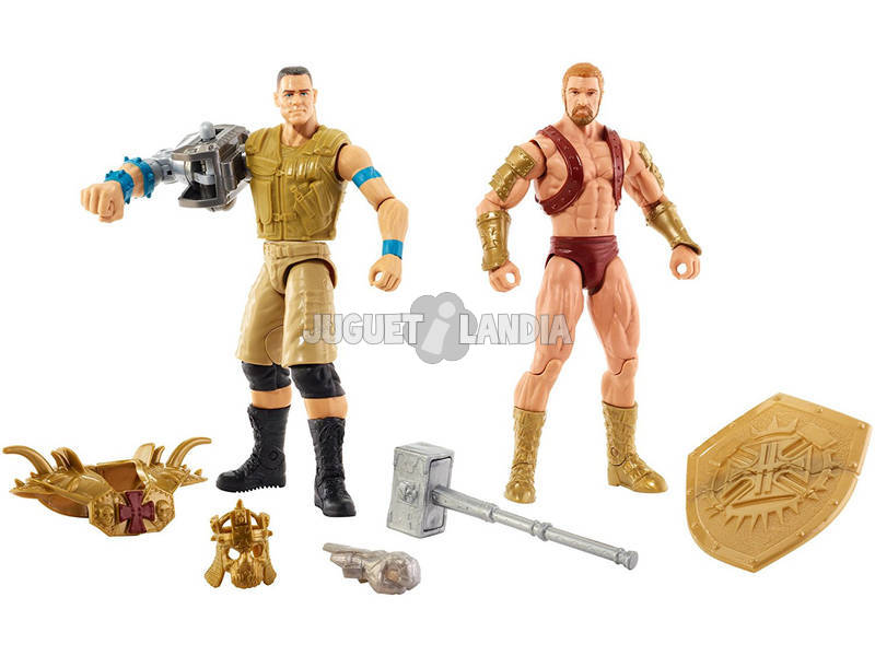 Figuras Triple H vs John Cena Mattel DLG36