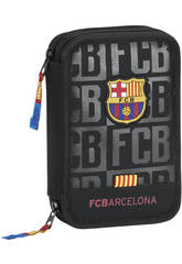 Plumier Double Petit 34 pi�ces F.C. Barcelone Safta 411725054