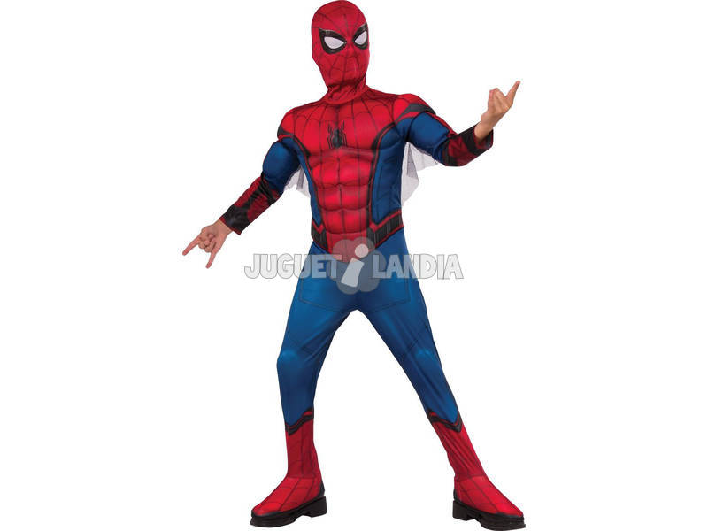 Costume Bimbo Spiderman con Maschera e petto muscoloso M 