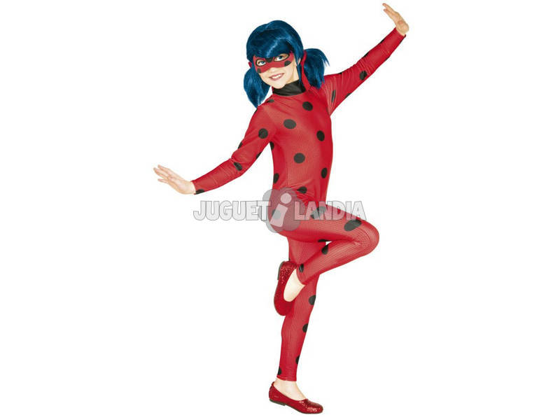 Déguisement Fille Ladybug avec Perruque et Kit Accessoires T-XL Rubies 640873-XL