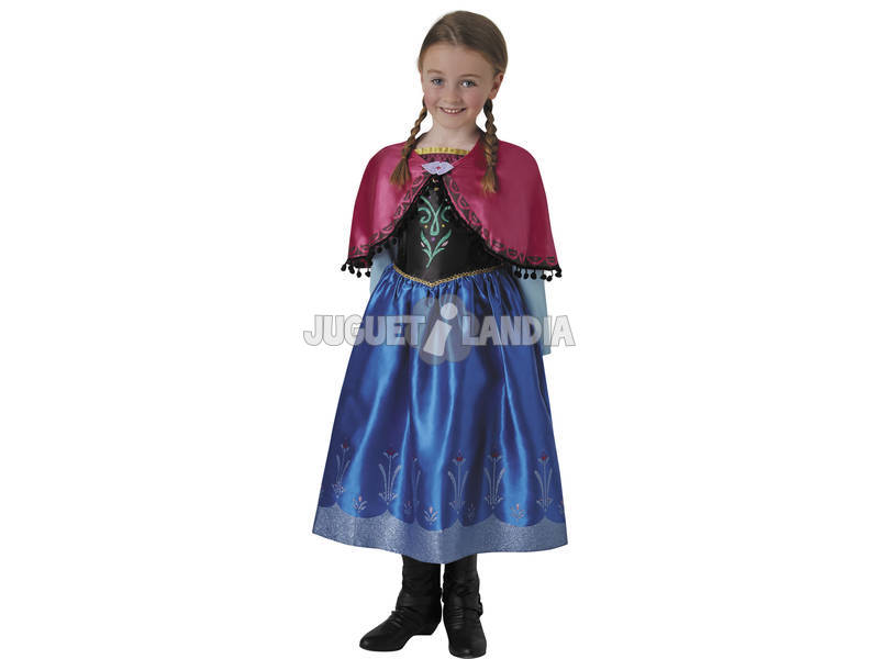 Disfraz niña Frozen Anna Deluxe T-S Rubies 630573-S
