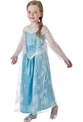Disfraz niña Frozen Elsa Deluxe T-L 