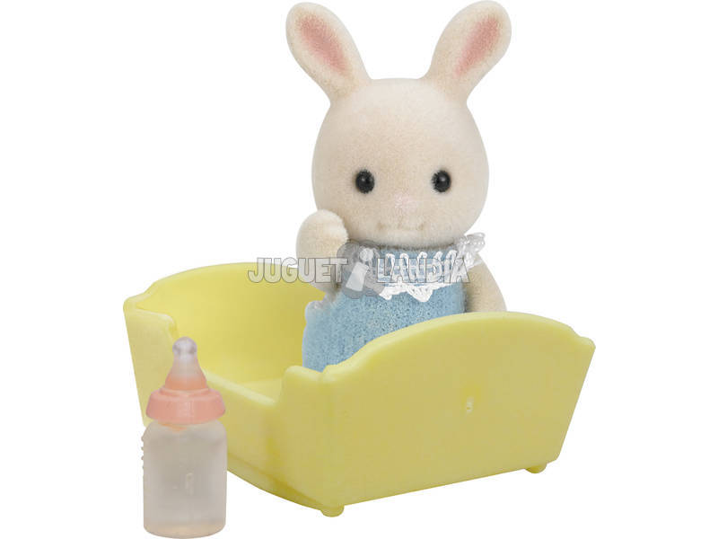 Sylvanian Families - Cucciolo di coniglio, colore: bianco latte 5063