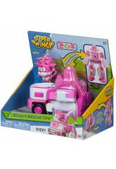 Superwings Vehiculo con Transform-A-Bots