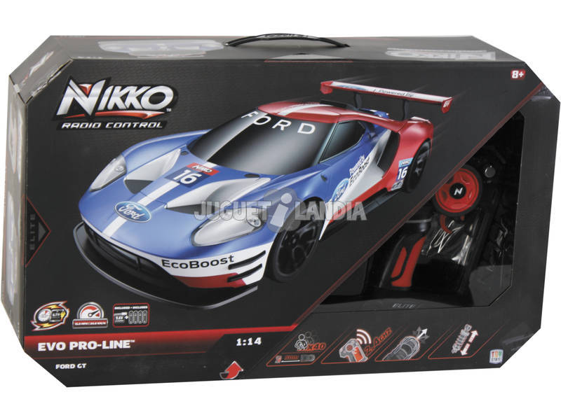 Rádio Controlo 1:14 Ford GT Nikko 94482